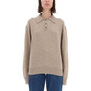 GUEST IN RESIDENCE Cashmere Blend Polo Sweater Women Beige T-Shirts & Tops
